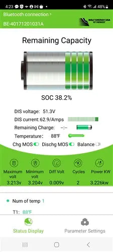 Bolt Energy 48 volt 105Ah "Thin" Golf Cart Lithium Battery Bolt