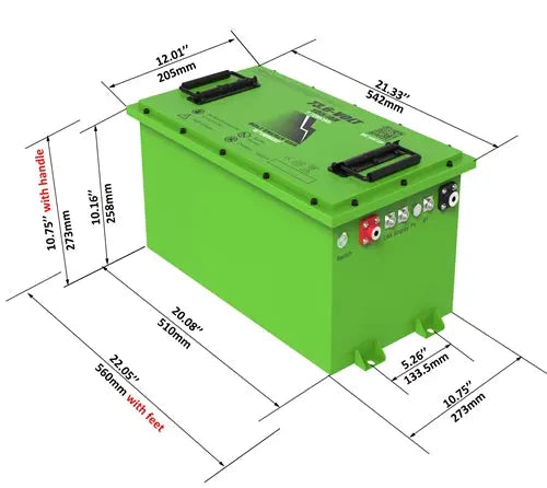 Bolt Energy 72 volt 105Ah "Power" Golf Cart Lithium Battery Bolt