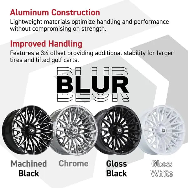 16″ GTW Blur Gloss Black Wheel