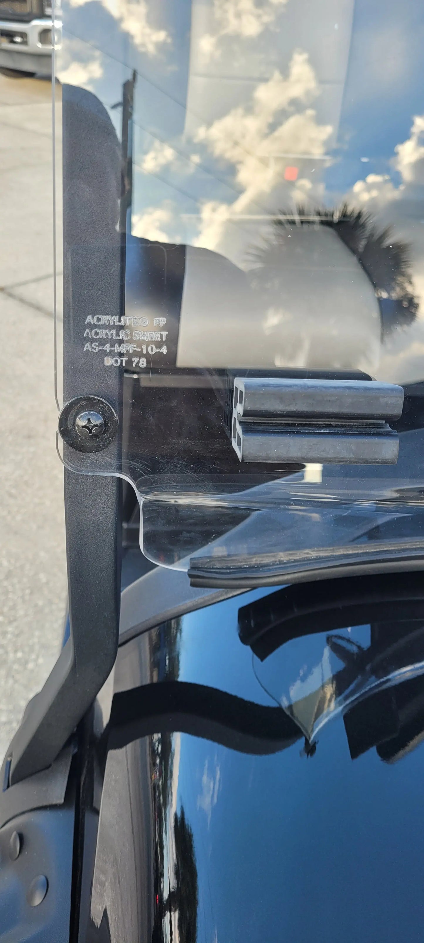 Yamaha AS4 DOT Approved Fold Down Windshield