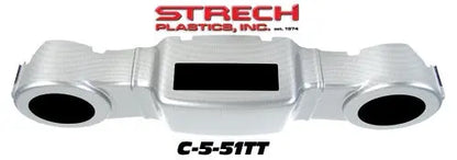 Club Car DS Turned Titanium Overhead Radio Console Strech