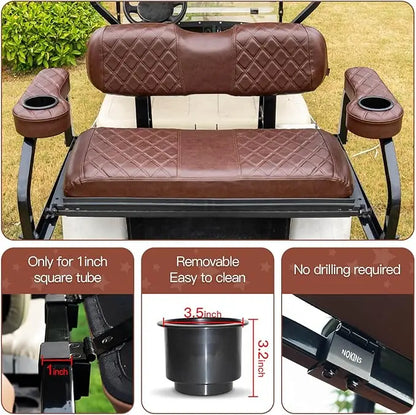 Foldable Flip Clamp On Armrest with Cup Holders Miscellaneous
