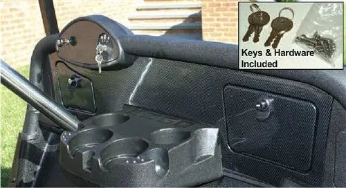 EZGO RXV Dash Cover with Locking Glove Box Red Hawk