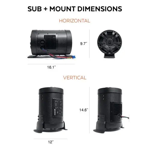 SoundExtreme ES08 Subwoofer Dual 8" SoundExtreme