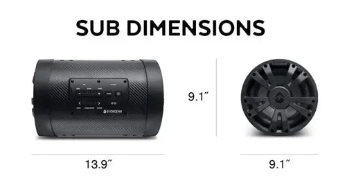 SoundExtreme ES08 Subwoofer Dual 8" SoundExtreme