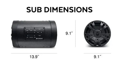SoundExtreme ES08 Subwoofer Dual 8" SoundExtreme