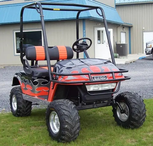 Jakes Black Steel Brush Guard EZGO TXT Jake's