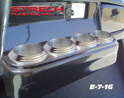 EZGO Billet Cup Holder Beauty Trim Rings Strech
