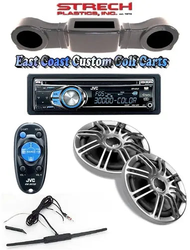 EZGO TXT Carbon Fiber Overhead Radio Console Strech