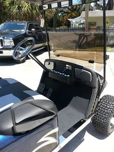 EZGO TXT Gas Blue Marble Textured Custom Paint Golf Cart ECCGC My Store
