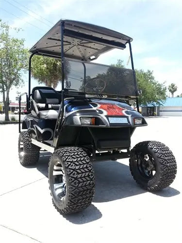 EZGO TXT Gas Blue Marble Textured Custom Paint Golf Cart ECCGC My Store