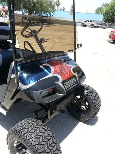 EZGO TXT Gas Blue Marble Textured Custom Paint Golf Cart ECCGC My Store