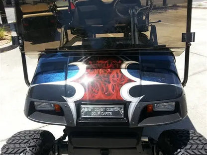 EZGO TXT Gas Blue Marble Textured Custom Paint Golf Cart ECCGC My Store