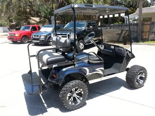 EZGO TXT Gas Blue Marble Textured Custom Paint Golf Cart ECCGC My Store