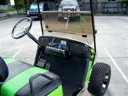 EZGO TXT Gas Green & Black Tribal Flame Golf Cart ECCGC My Store