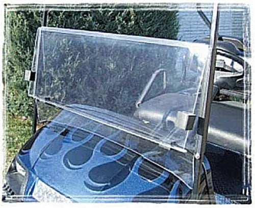 EZGO RXV-TXT Clear Fold Down Windshield Nivel