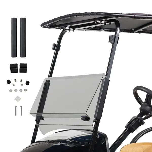 EZGO TXT 1/4" Fold Down Windshield
