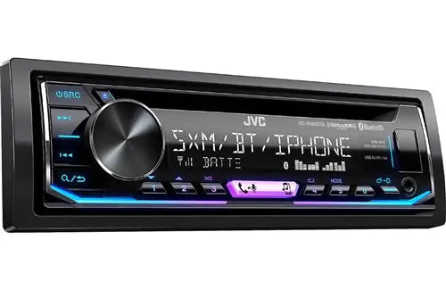 JVC KD-SR87BT Bluetooth Radio Tuner with CD/MP3 and USB Angle View of Screen