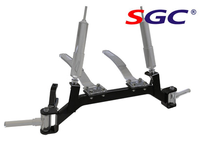SGC 4" Drop Axle Lift Kit for EZGO Marathon Gas 1980-1994 installed