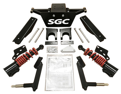 SGC 6″ Heavy Duty Coil-Over Shock A-Arm Lift Kit for Club Car Precedent 04-up exploded view of parts