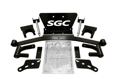 SGC 4″ Spindle Block Lift Kit for Club Car Precedent 2004-up exploded view of parts