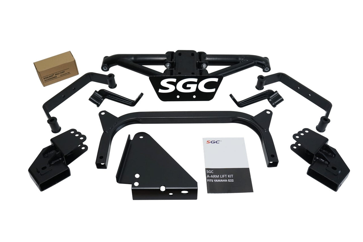 SGC 6″ A-Arm Lift Kit for Yamaha G22  exploded view of parts