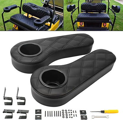 Foldable Flip Clamp On Armrest with Cup Holders Miscellaneous