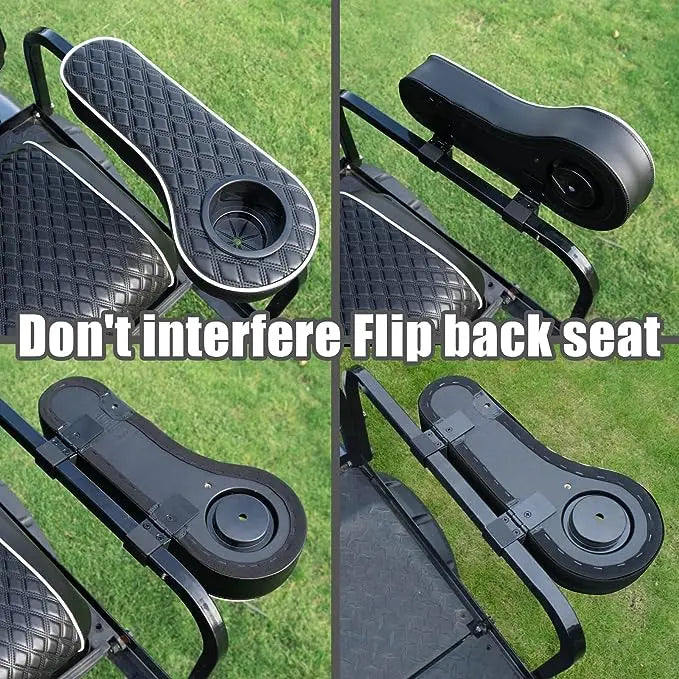 Foldable Flip Clamp On Armrest with Cup Holders Miscellaneous