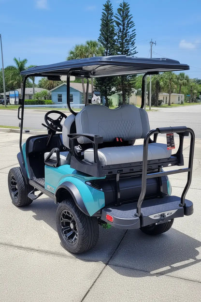 Navitas chassis Sea Storm with Modz grey rear seats view