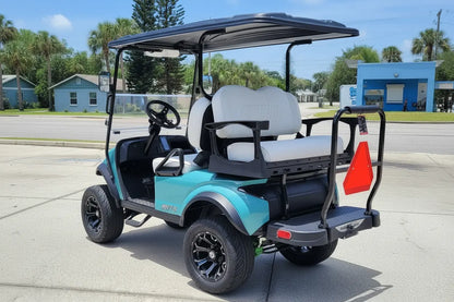 Navitas chassis Sea Storm with Modz white rear seats view