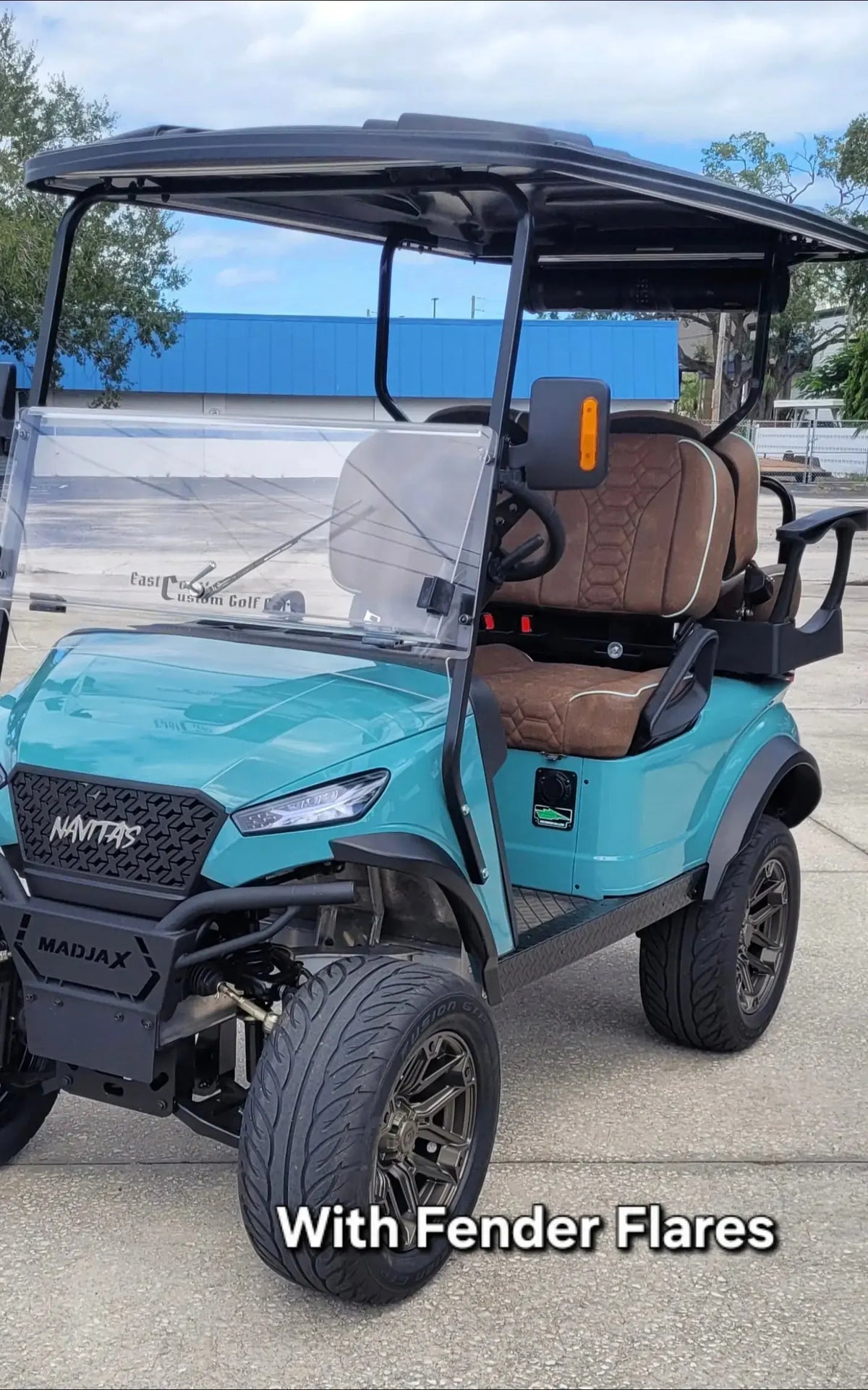 Sea Storm Navitas chassis with Fender Flares and rust seats 