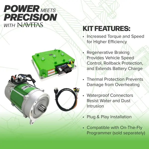 Navitas Yamaha G22/G29/Drive2 440 amp 4KW DC to AC Conversion Kit Navitas