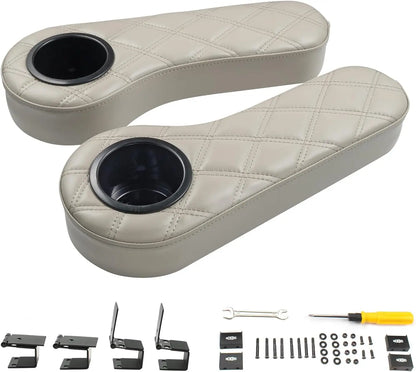 Foldable Flip Clamp On Armrest with Cup Holders Miscellaneous