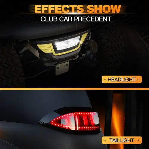 Nokins Club Car Precedent Multi Color Deluxe Street Legal Light Kit Nokins