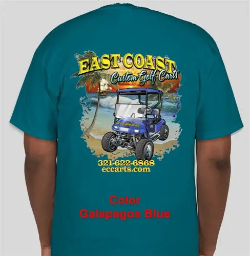 East Coast Custom T-Shirts T-Shirt-BLK