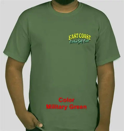 East Coast Custom T-Shirts T-Shirt-BLK