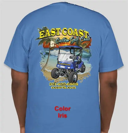 East Coast Custom T-Shirts T-Shirt-BLK