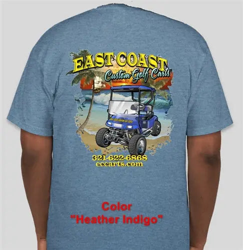 East Coast Custom T-Shirts T-Shirt-BLK