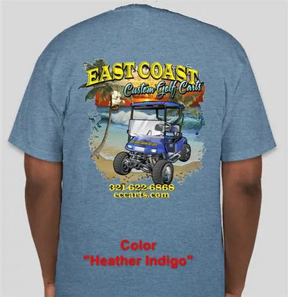 East Coast Custom T-Shirts T-Shirt-BLK