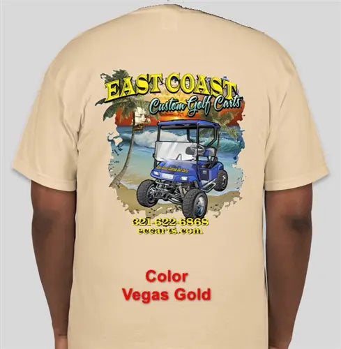 East Coast Custom T-Shirts T-Shirt-BLK