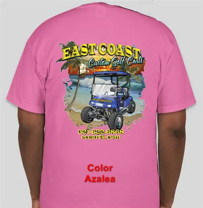 East Coast Custom T-Shirts T-Shirt-BLK