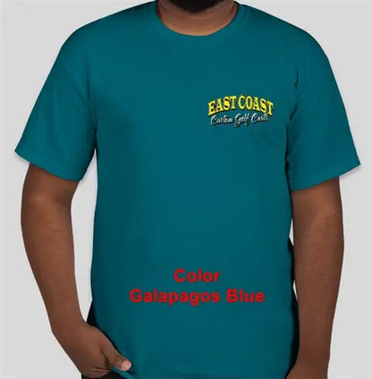 East Coast Custom T-Shirts T-Shirt-BLK
