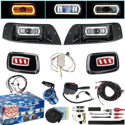 Nokins EZGO TXT Deluxe Street Legal Light Kit Nokins