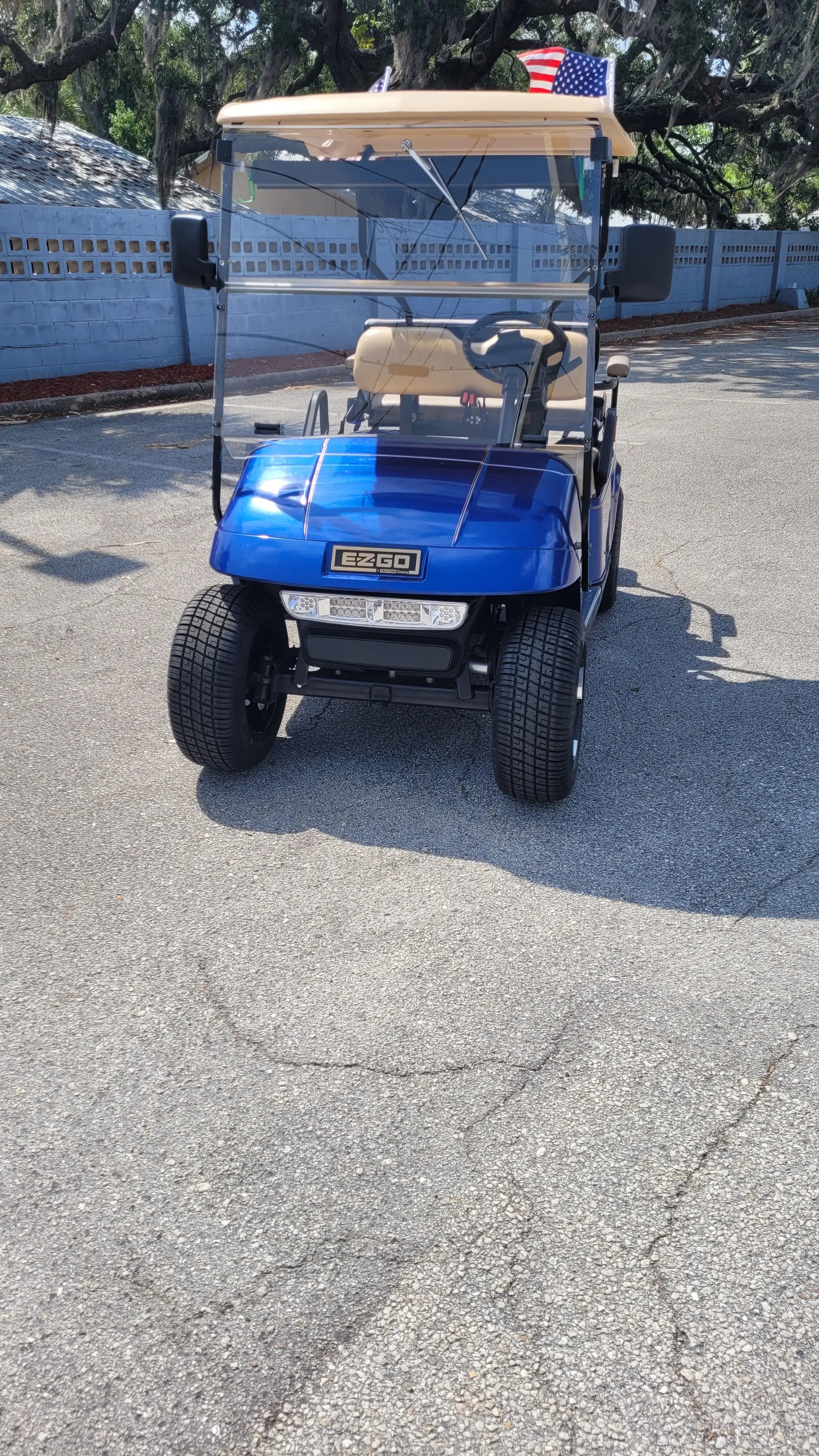 EZGO AS4 DOT Approved Street Legal Windshield for TXT, RXV and L4