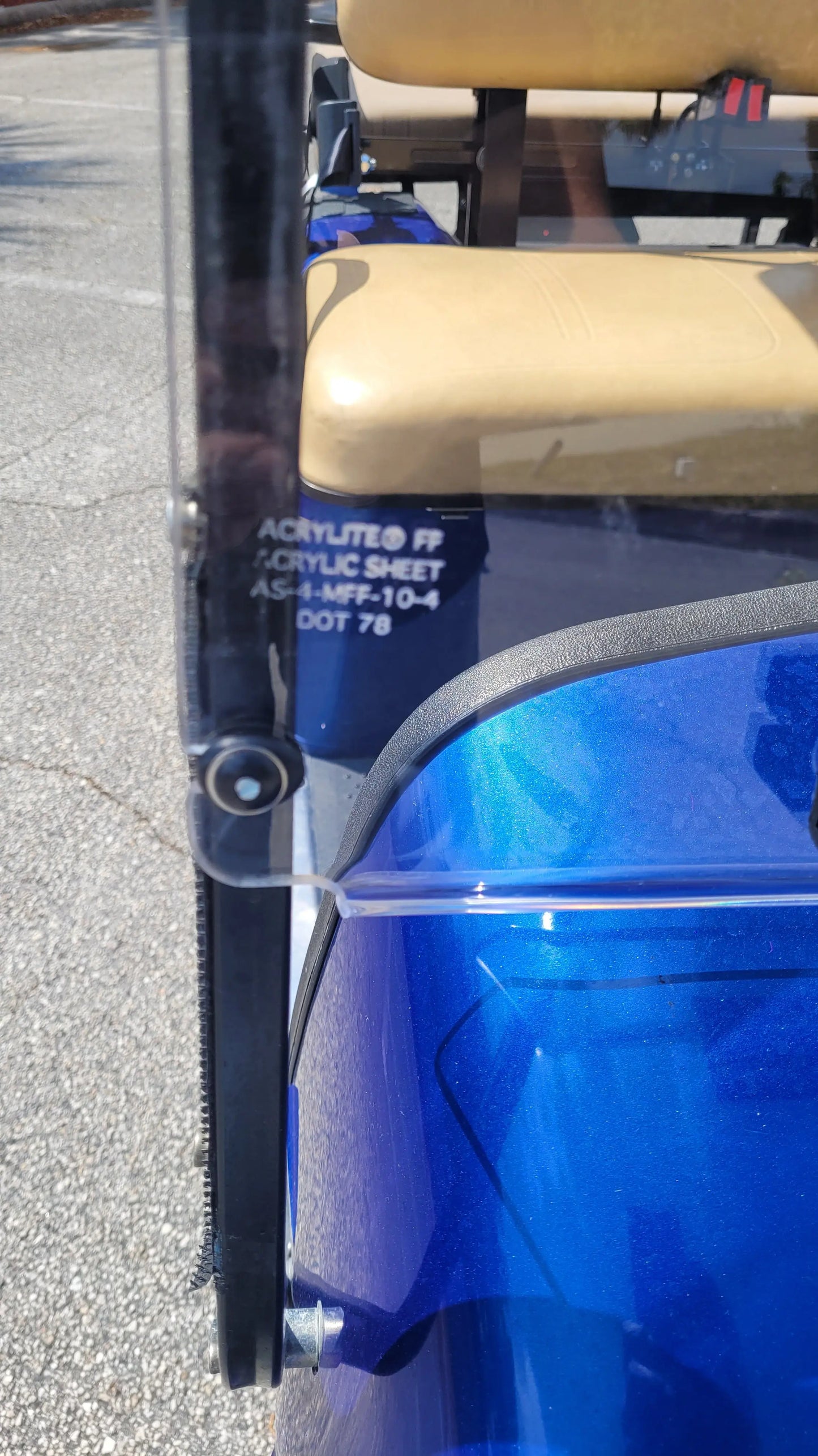 EZGO AS4 DOT Approved Street Legal Windshield