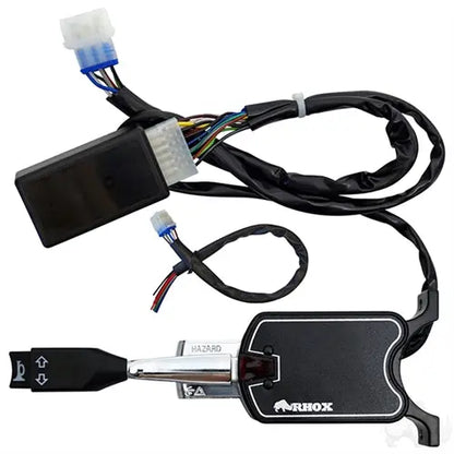 Turn Signal Switch with Horn Button 7 Wire Red Hawk