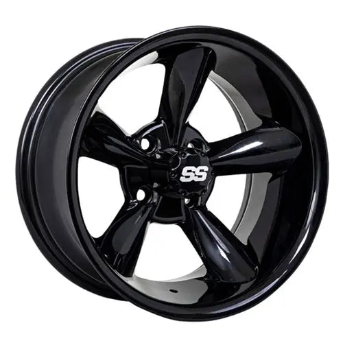14x7 GTW Gloss Black Godfather Wheel GTW