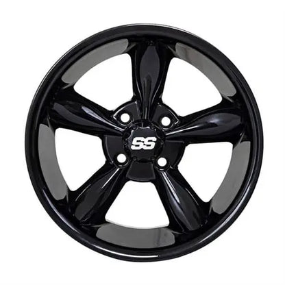 14x7 GTW Gloss Black Godfather Wheel GTW