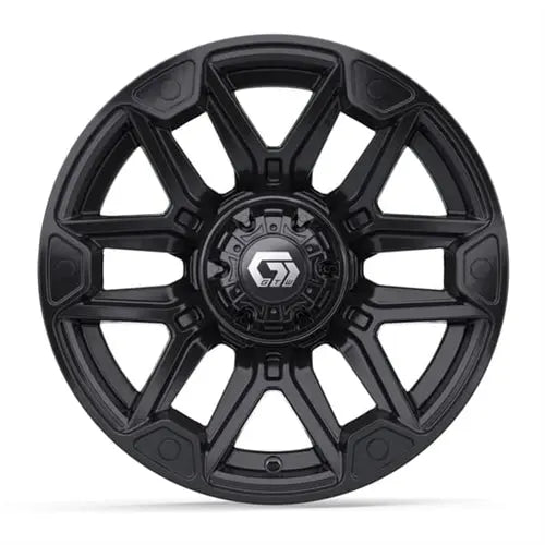 14x7 GTW Graffiti Gloss Black Wheel GTW
