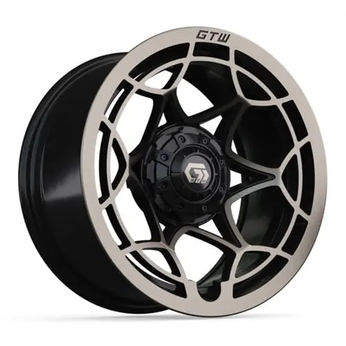 14x7 GTW Nexus Gloss Black and Bronze Wheel GTW